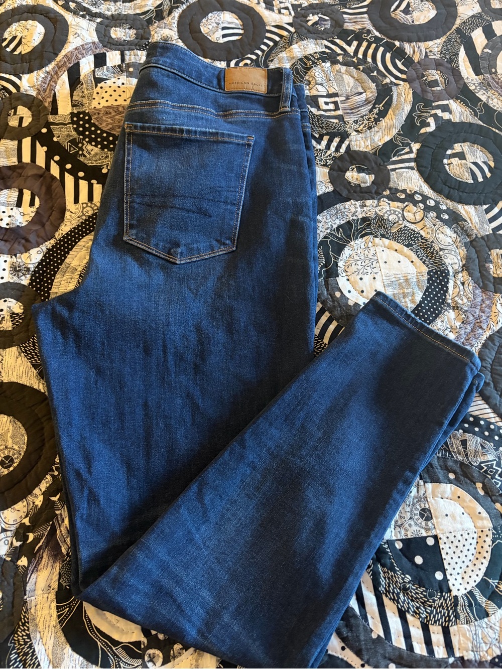 American Eagle The Dream Jean Dark Wash Skinny Jeans Size 14 Regular